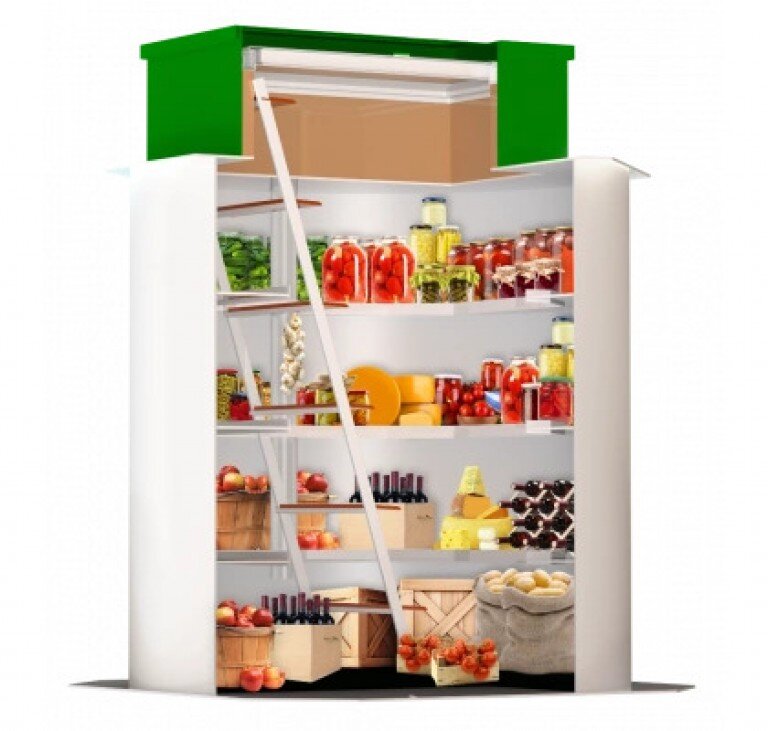 Погреб Тверь 2.0У (4 полки, усиленное дно)