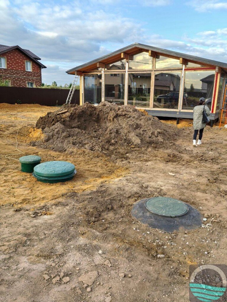 Установка септика Зорде Рейн 5 МИДИ принудительный, Раменский район