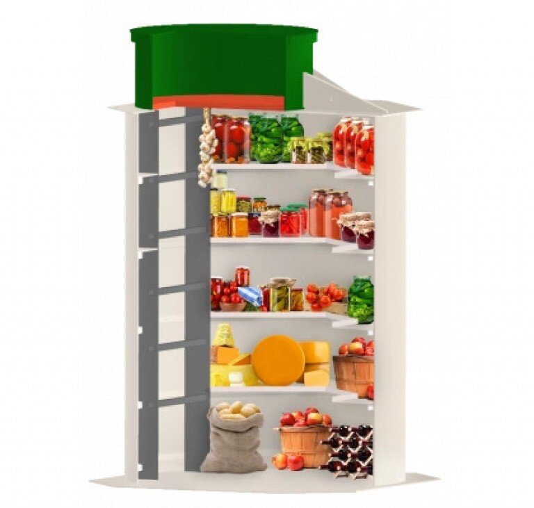 Погреб Тверь 1.5 (4 полки)