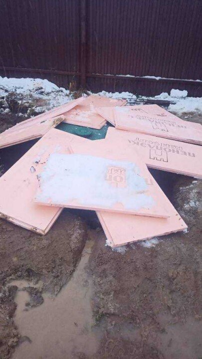 Монтаж септика в высокие грунт.воды, работы зимой