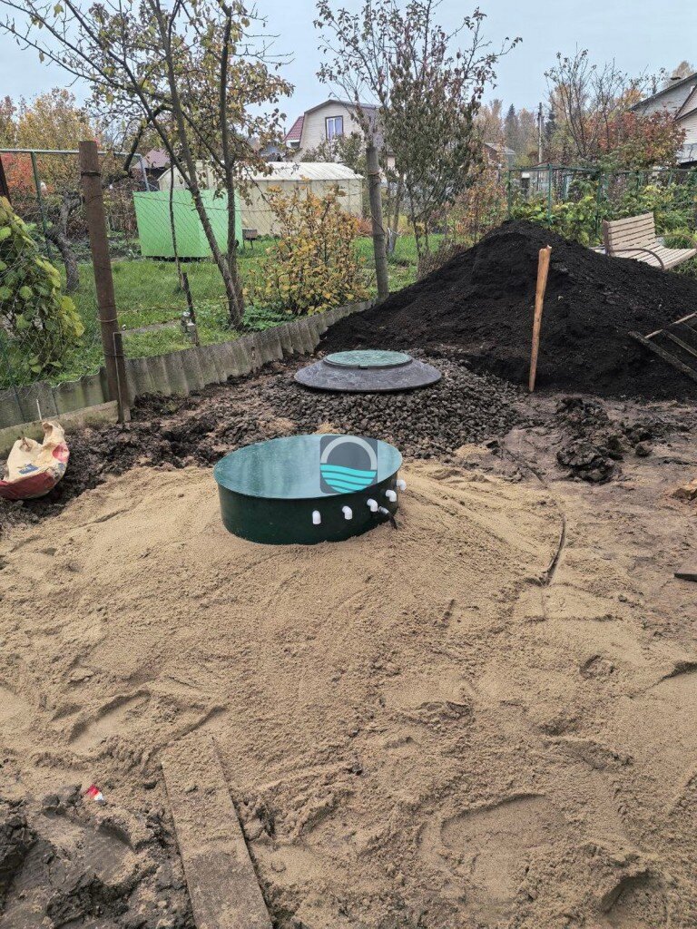 Установка септика Биодевайс 3, Коломна, СНТ Осинка