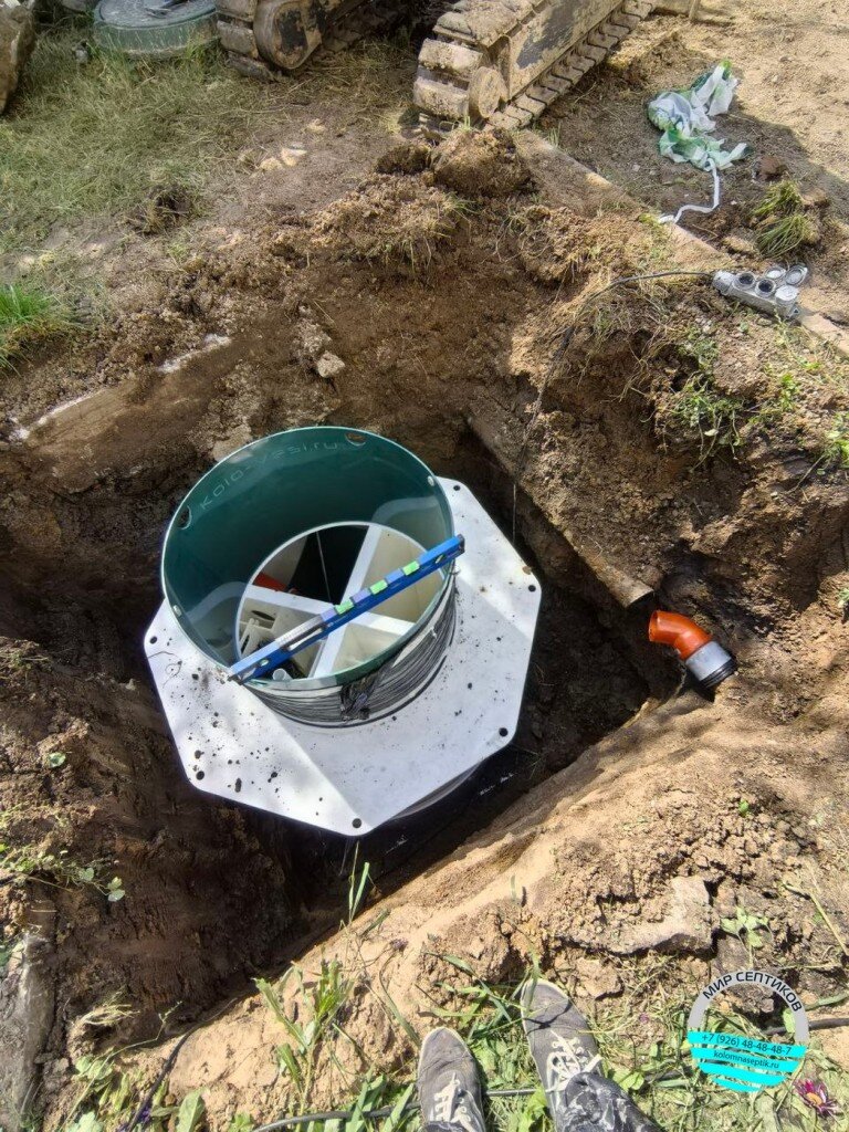 Установка септика Коло Веси 5 принудительный, Шапкино