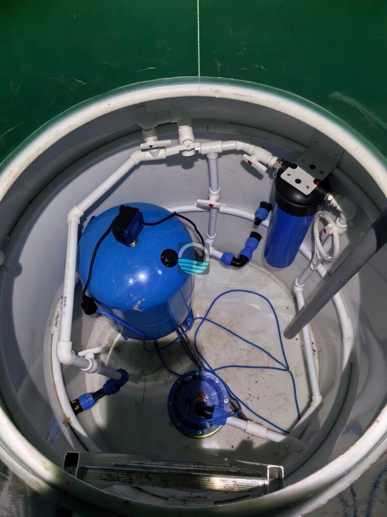 Установка кессона Титан П 1200, Коломна, СНТ Рождественка