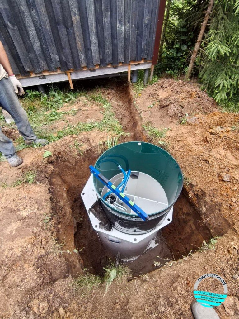 Установка септика Зорде Рейн 3 принудительный, Егорьевск