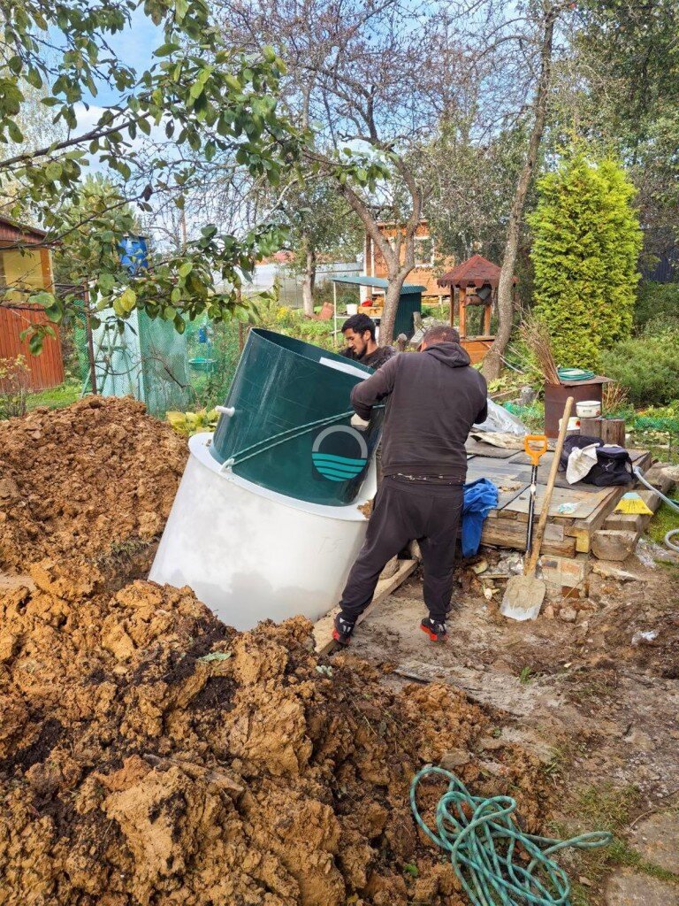 Установка септика Титан Био 5, Коломна, СНТ Мир