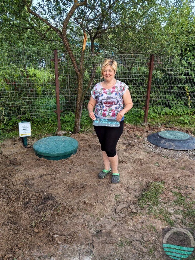 Установка септика КолоВеси 5, Коломна, СНТ Осинка