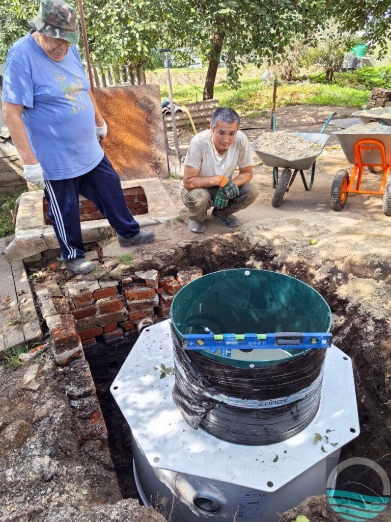 Установка септика Зорде Рейн 5 принудительный, Коломна